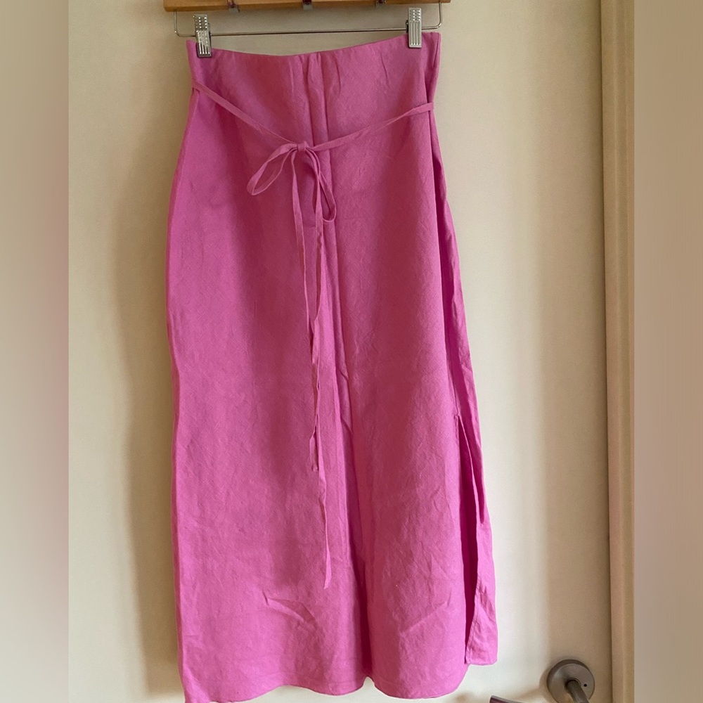 & Other Stories Skirt W Tie And Slit - image 1